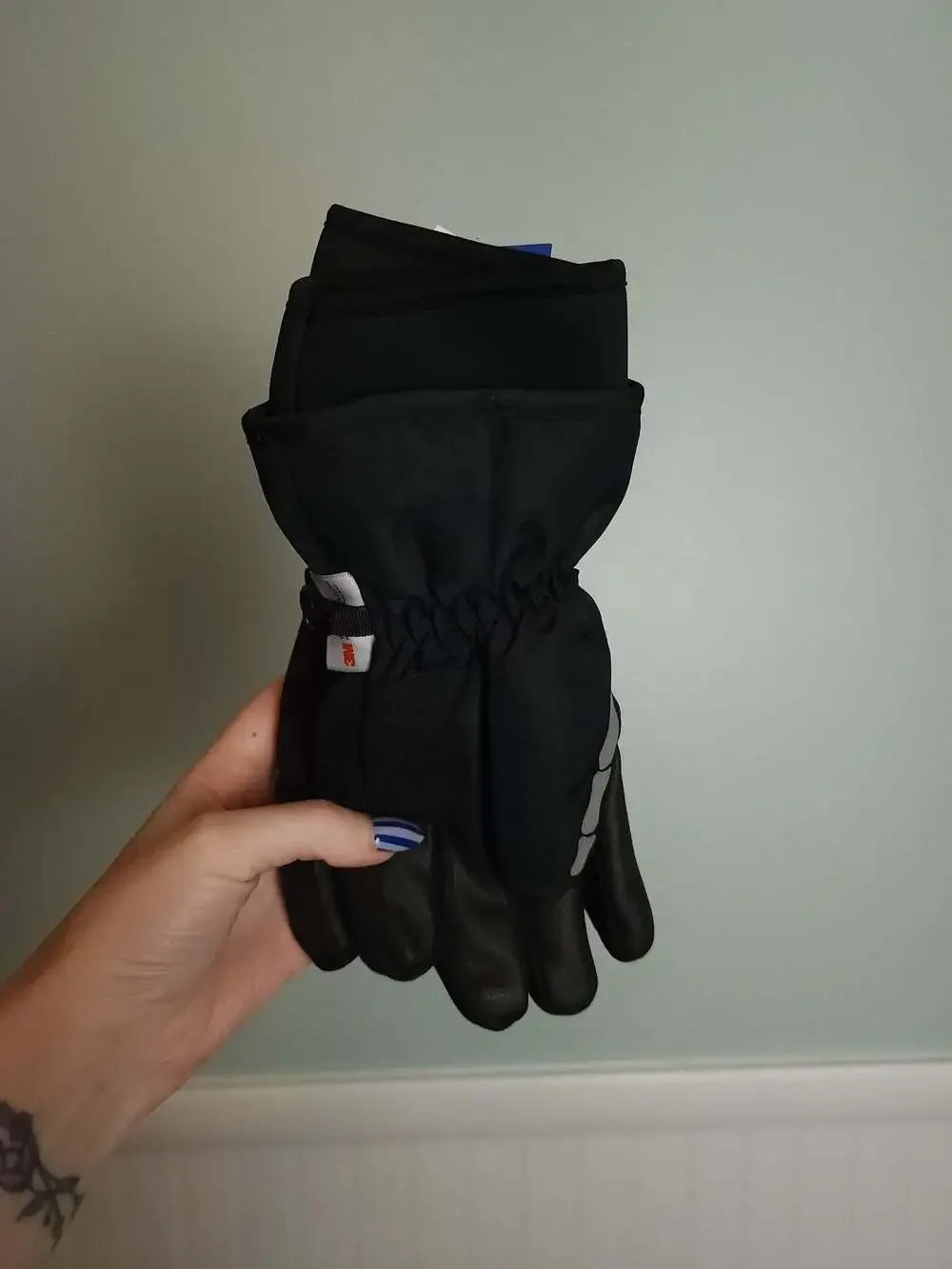 Nolan NYC Originals Skeleton Print Winter Gloves Size 8-16